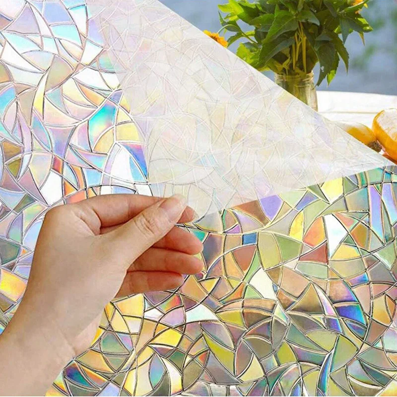 Window privacy sticker 1/2m static electricity adhesive free frosted anti peeping translucent glass