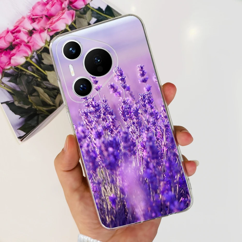 Stylish Painted Clear Silicone Phone Case - Soft and Durable Protective Cover