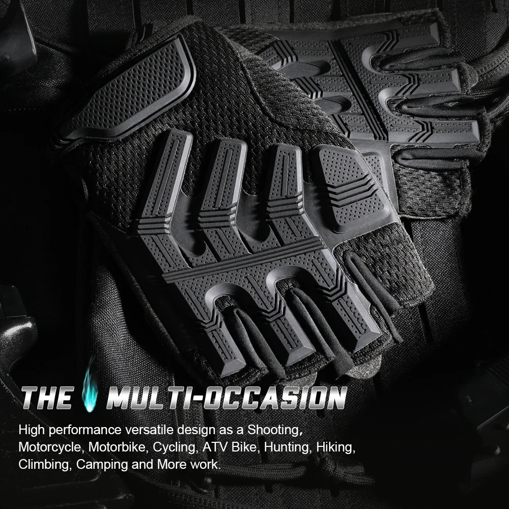 Touch Screen Tactical Cycling Gloves Outdoor Combat Airsoft Paintball Hunting Shooting Hiking Bicycle Sports Anti-Slip Men Women 4