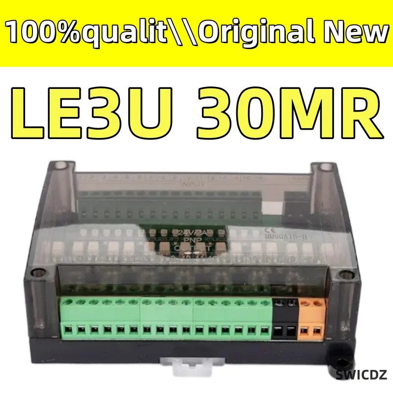 실시간 클럭 PLC 컨트롤러, 14 릴레이 출력, 6 아날로그 입력, 2 아날로그 출력, RS485 RTC, FX3U, LE3U, 30MR, 6AD2DA, 16 입력