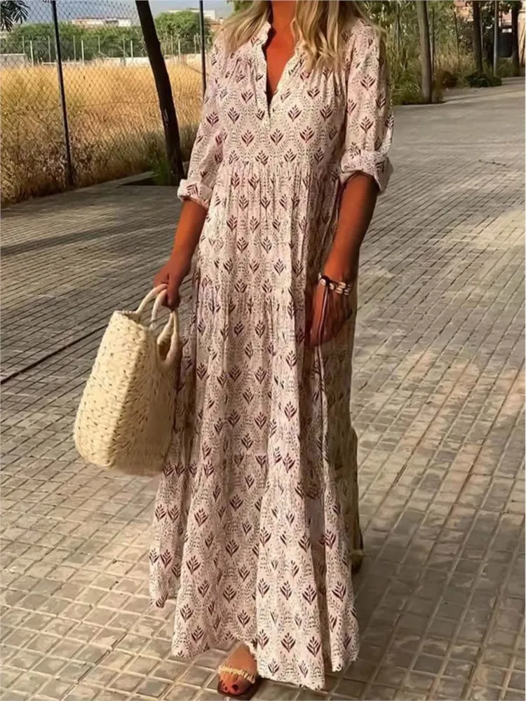 Casual Loose Boho Dress Veronica No15 main image 1