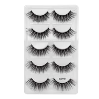 YSDO 3/5 paires 3D vison faux cils ailés cils épais maquillage faux cils Volume cils dramatique vison cils 4