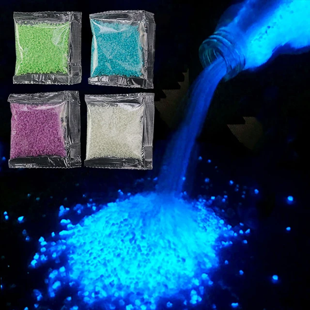 11 Color Glow in the Dark Pigment Powder Variety Pack Set