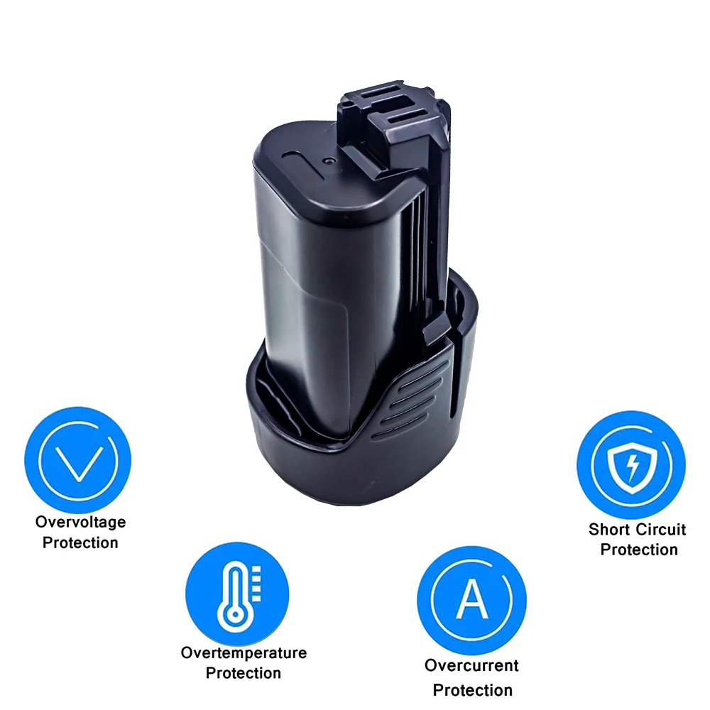 Rechargeable battery for Bosch 12v 3.0ah 18650 battery Compatible with