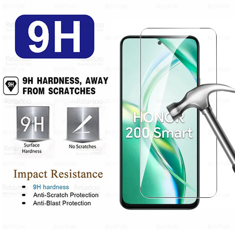 6-in-1 HD Tempered Glass Screen Protector with Lens Film