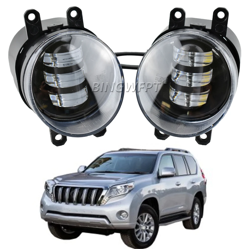 

Фары противотуманные передние левые и правые для Toyota Land Cruiser Prado J150 2009-2013, 2 шт.