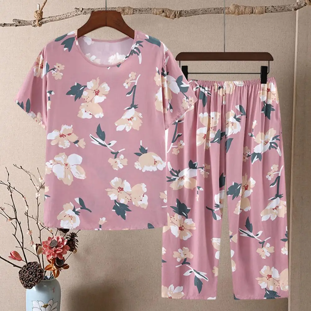 2 Pcs/Set Women Pajamas Set for women pajamas set,women pajama suit,cotton pajamas set