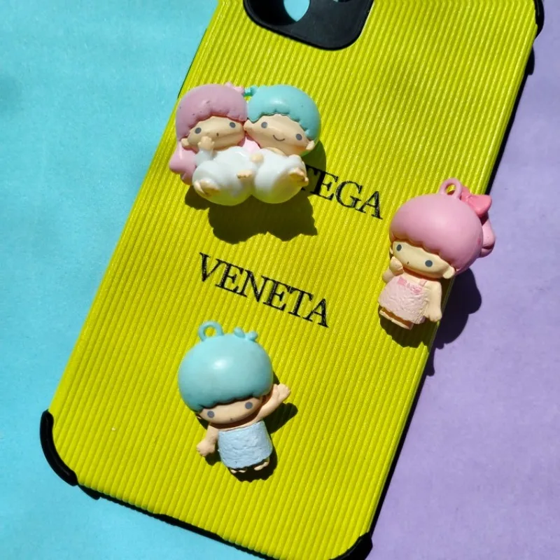 Sanrio Lala Kiki Little Twin Star Dolls Pendenti Modello Di Cartone Animato Portachiavi Fai Da Te Giocattoli Ragazze Ragazzi Regali