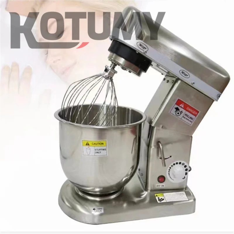 10L Stainless Steel Automatic Egg Beater Mixer New Multifunctional Household Dough Kneader for Wheat & Flour Chef Machine
