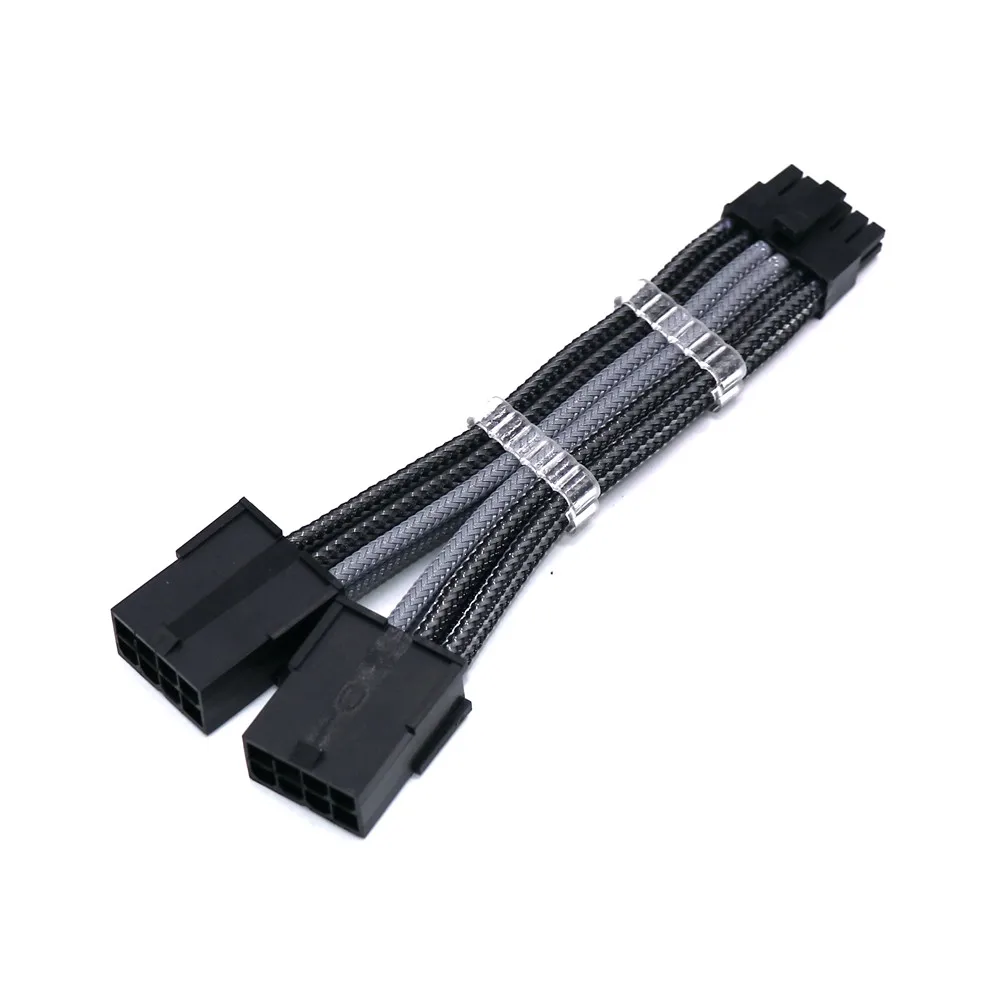 Angitu Nvidia Rtx3060 3070 3080 Rtx3090 Personalizado 12pin Cabo de Alimentação Mini 12p para 2x8pin Gpu Adaptador Cabos de Extensão - Imagem 4
