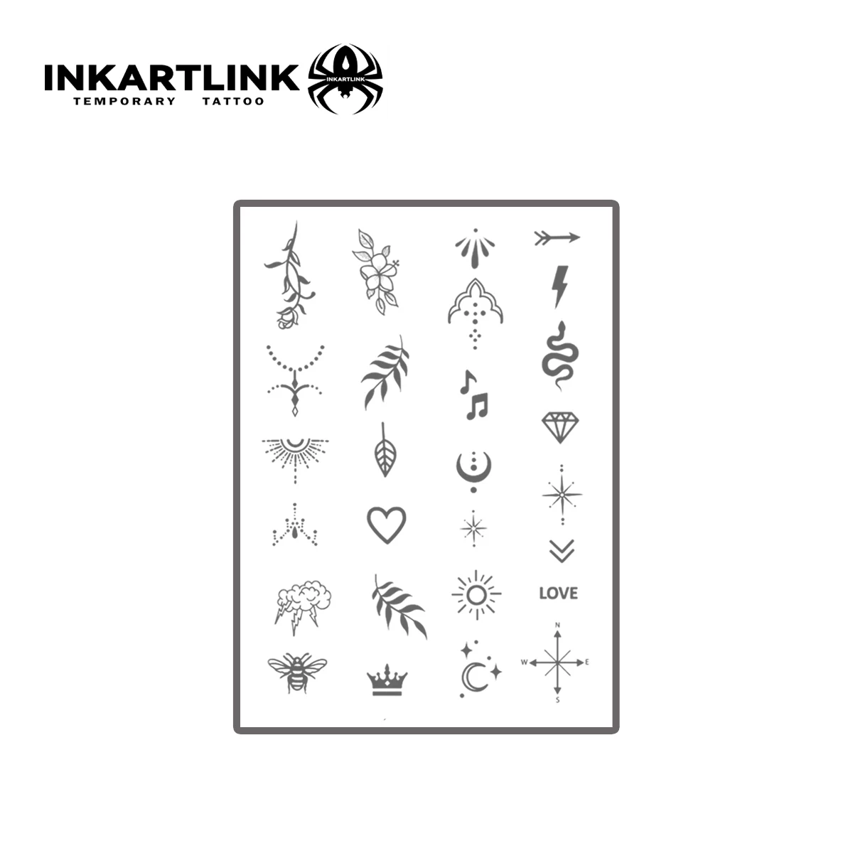 Tatuagem Minimalista Desenho: Tendência e Estilo com Henna Temporária, image size:1200x1200