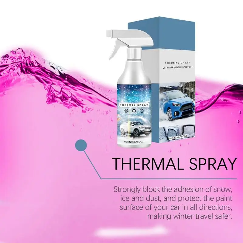 Deicer Spray For Car Windshield Windshield Deicer Car Defrost Spray Winter Accessories De-Icer