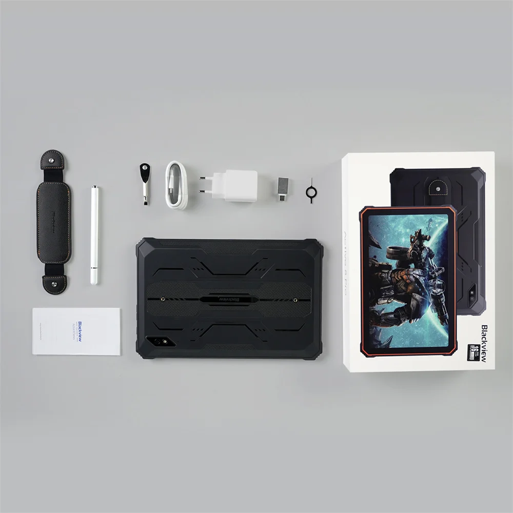 Blackview Active 8 Pro 16GB+256GB Android 13 Tablets 10.36Inch 