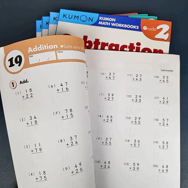 Libros Kumon 1,2,3 5