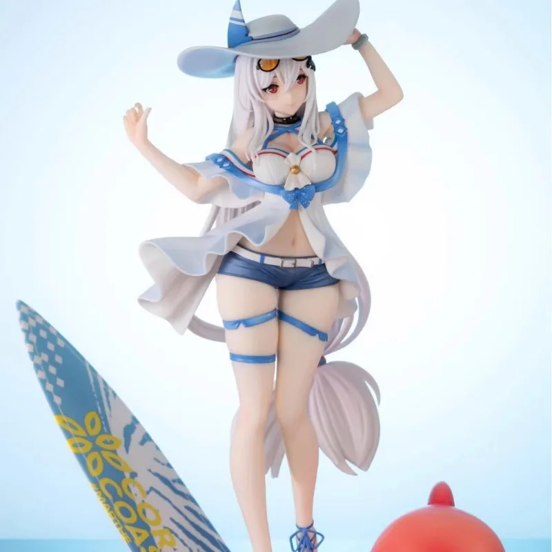 

Arknights Skati Figure Beach Summer Two-Dimensional Swimsuit Beautiful Girl Anime Model Game Ornament in Stock