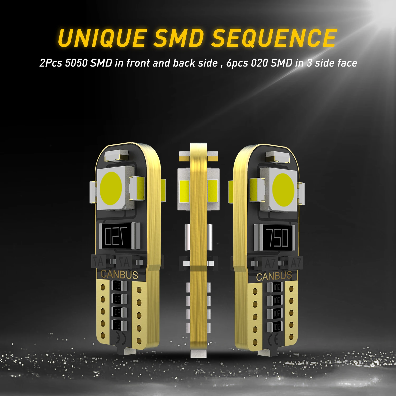 10x Led ڵ  T10 W5W Led  ׸   Ʈ, ڵ    12V  Ʈ ֻ bmw ̴   Ǫ