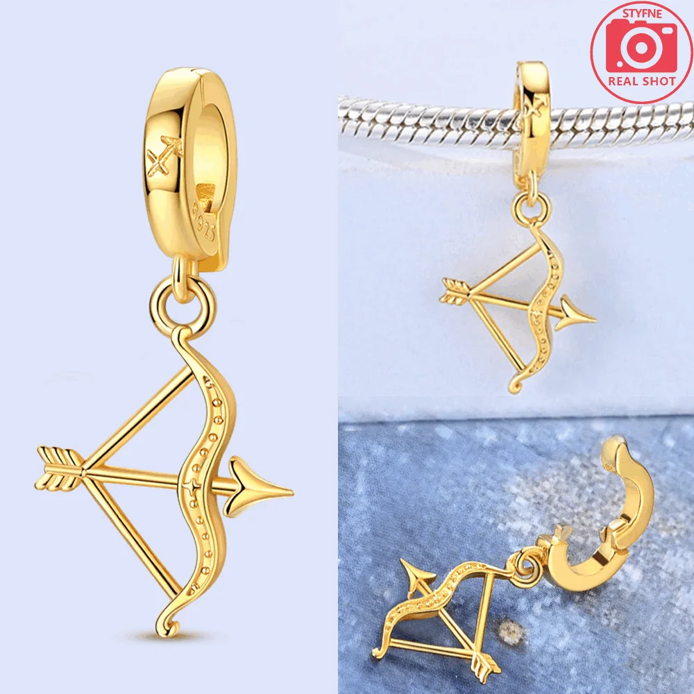 Elegant 925 Sterling Silver Alphabet Charms - Personalized DIY Jewelry Gift