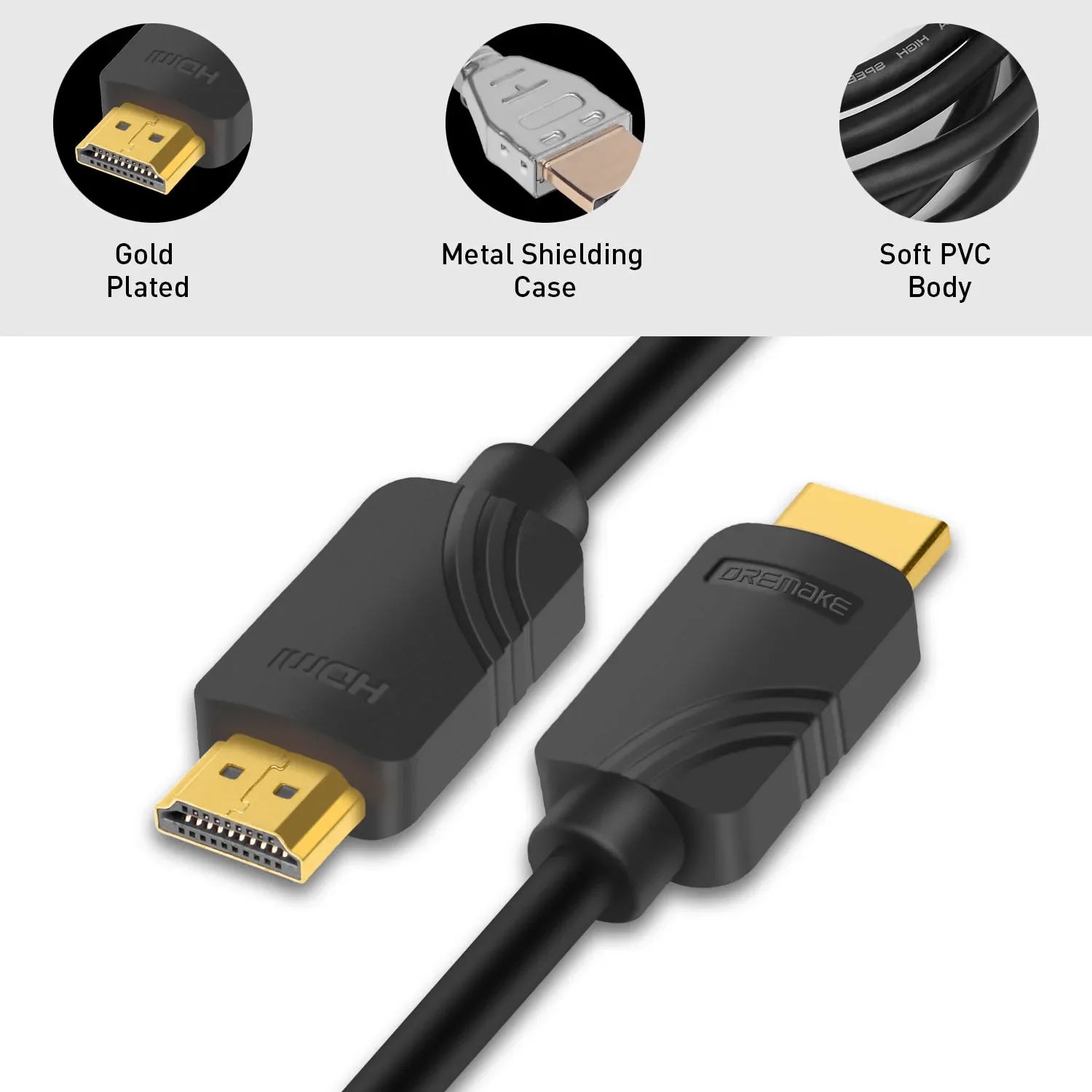 UHD HDMI ȣȯ 2.1 ̺, HDTV   Xbox ø X, eARC ̳ HDR HDMI ̺, 48Gbps 뿪, 8K, 60Hz
