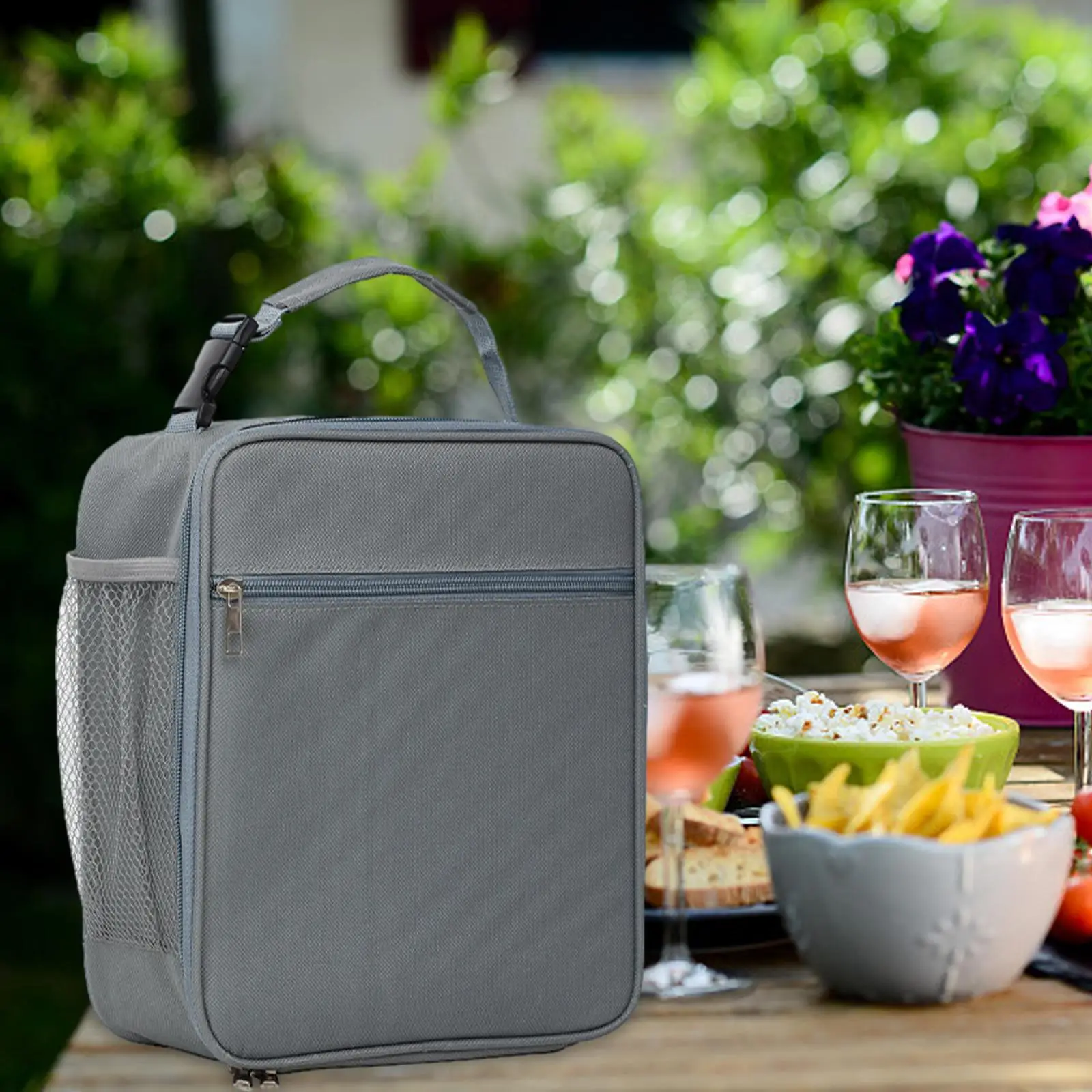 Insulated Zipper Food Box Storage Bags Outdoor