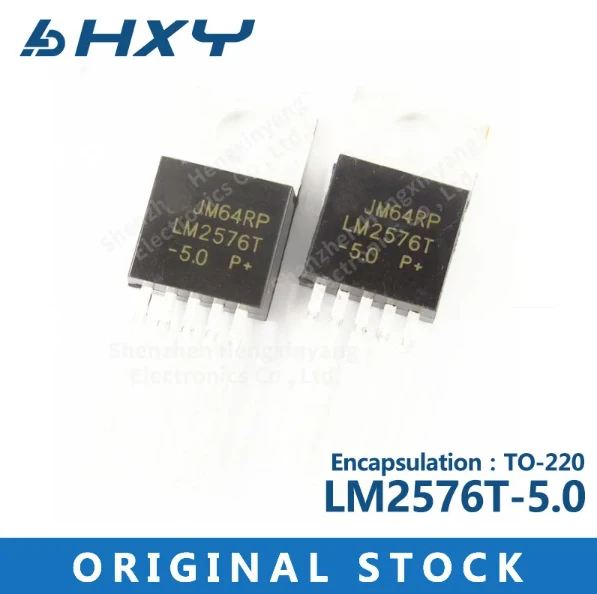 10Pcs-LM2576T-5-0-2576T-5-0-TO-220-in-line-switch-voltage-regulator ...