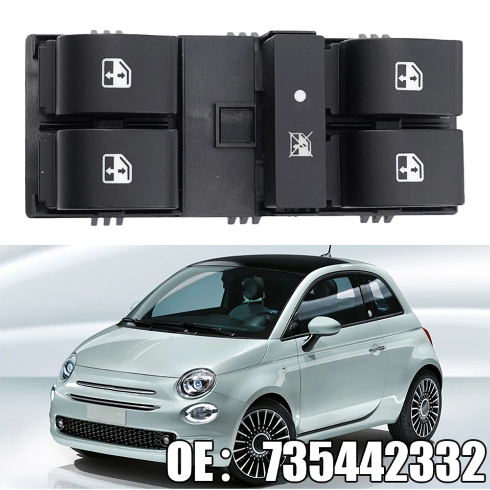 

1 шт., электрический стеклоподъемник для Fiat Linea 2007-2016, переключатель управления стеклом автомобиля, переключатели регулировки стекла #735442332, замена интерьера