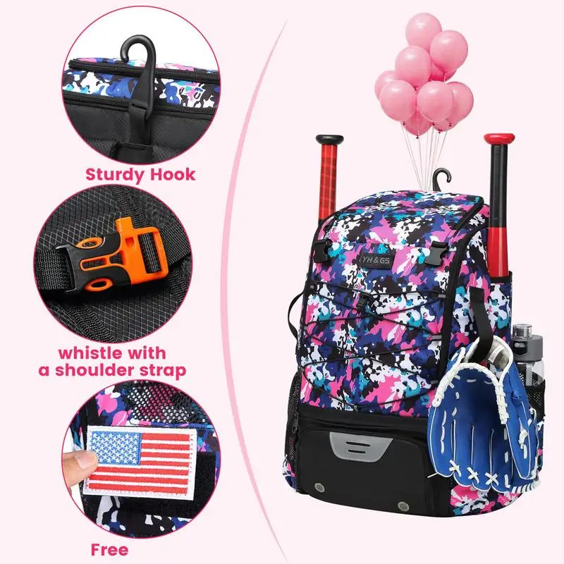 Sac de Baseball multifonctionnel pour Sports de plein air, grande capacité, multi-compartiments, sac de Softball pour jeunes, étanche 1524 Sac de Baseball multifonctionnel pour Sports de plein air, grande capacité, multi-compartiments, sac de Softball pour jeunes, étanche 1524