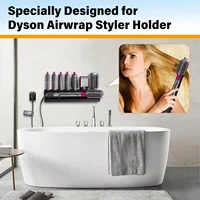 For Dyson Airwrap Hair Curler Bracket Storage Rack Wall Mount Bracket Bathroom Organizer 2