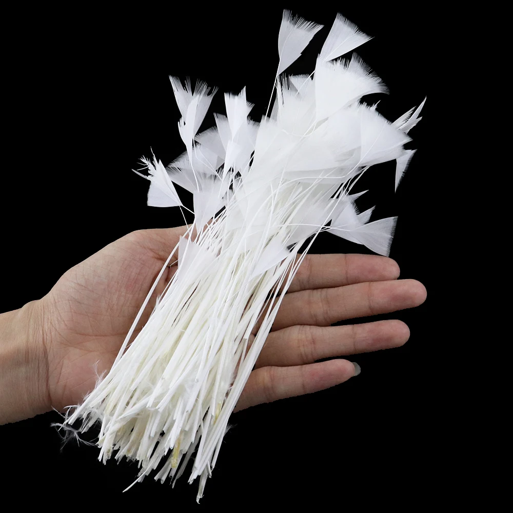 Natural White Ostrich Turkey Goose Feathers Crafts DIY Jewelry Headdress Making Wedding Home Decoration Chicken Peacock Plumes Ostrich Feathers Goose Feathers Craft Feathers Natural Feathers Turkey Feathers Peacock Feather Decoration
