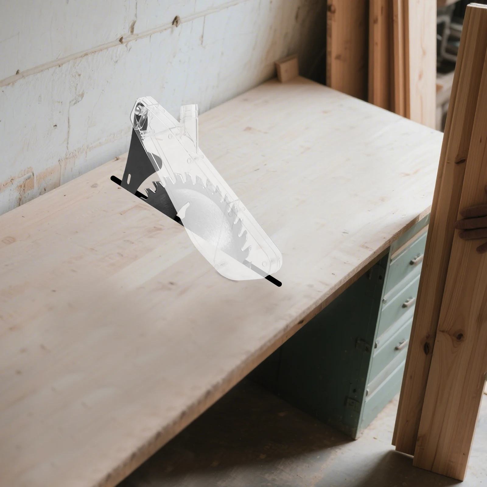 12-Zoll-Klingenschutz mit Schneidklatschenschutz, Kreissäge, Staubsammlung, transparent, für Kreissäge für die Holzbearbeitung