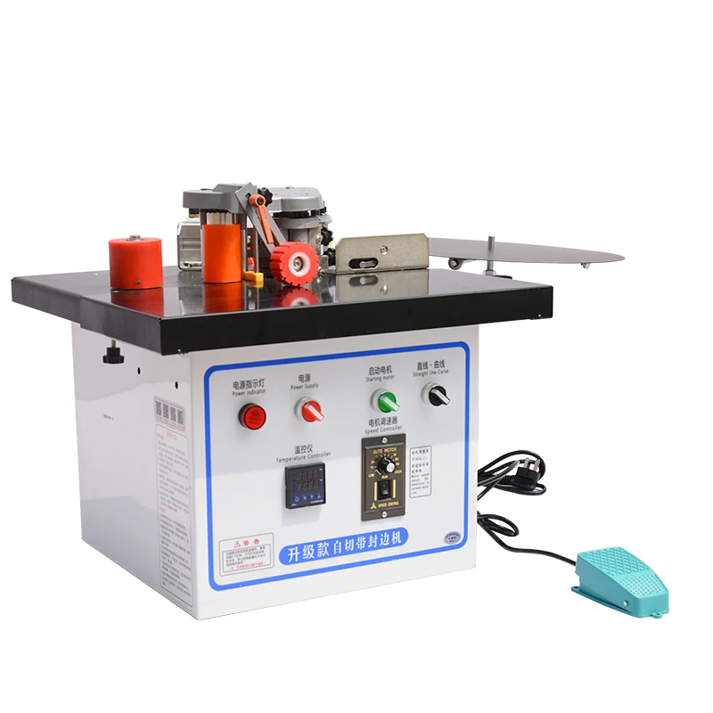 

Manual mini wood PVC curved small Portable Woodworking Automatic Edge banding machine