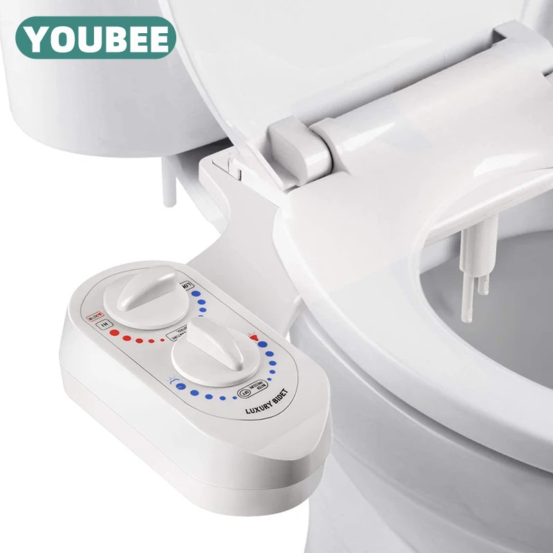 ToiletBidetsHotandColdTemperatureControlKnobWaterSprayBidet