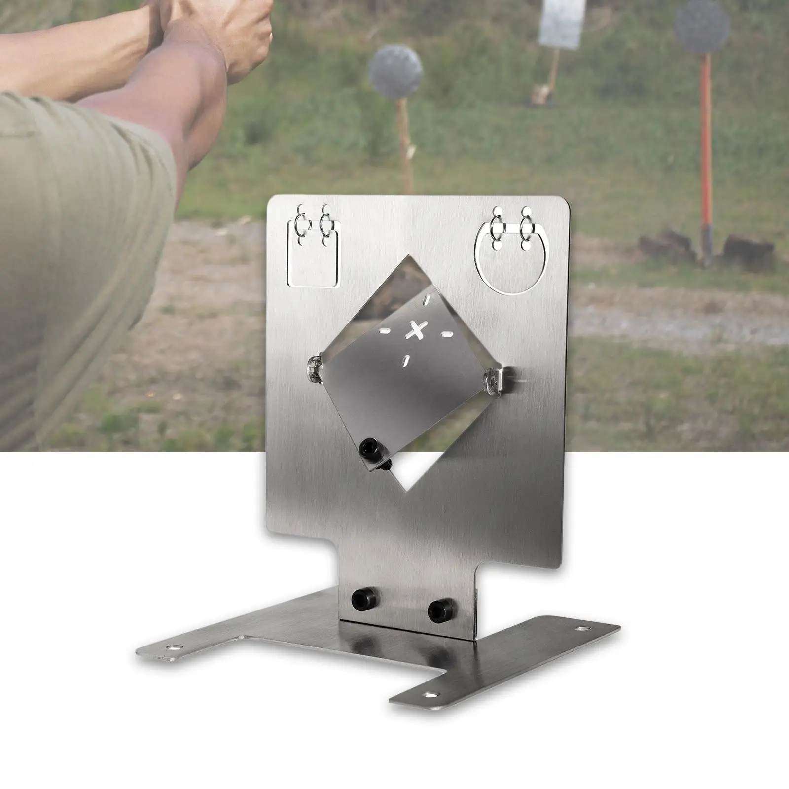 Metal , Aiming Shooting Hunting Targets for Games Outdoor Practicing - 2