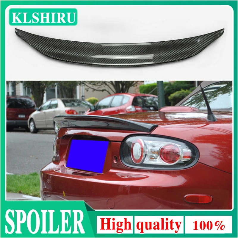 Per Mx5 Nc Ncec Roster Miata Epa Tipo 3 2009-2015 Spoiler Posteriore In Vera Fibra Di Carbonio (Solo Hard Top Prht)