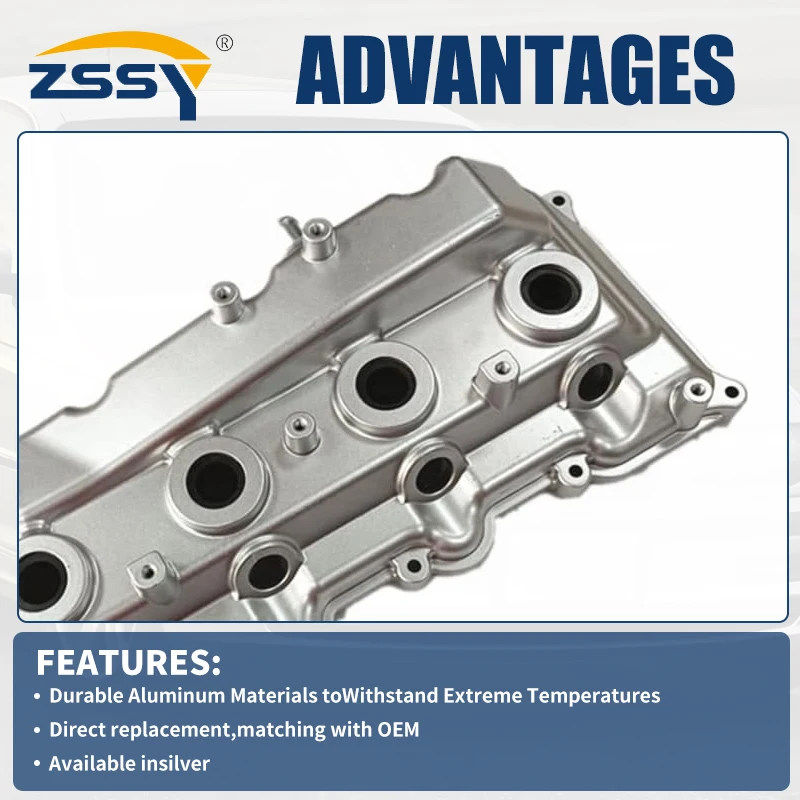 New Aluminum Engine Valve Cover 11210-0L020 for Toyota Hilux Fortuner 4Runner Innova Hiace 2.5 3.0L 112100L020 11210-30110