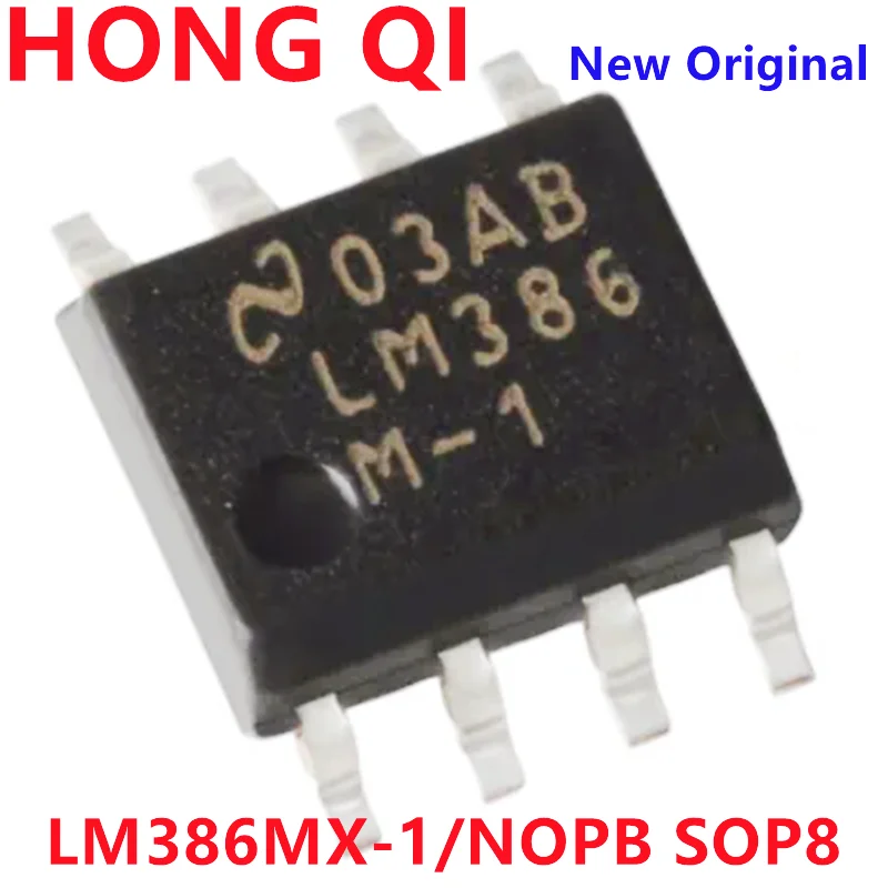 

5 шт. новый оригинальный LM386 LM386MX-1/NOPB SOIC-8 низкое напряжение аудио усилитель мощности чип IC интегральная схема