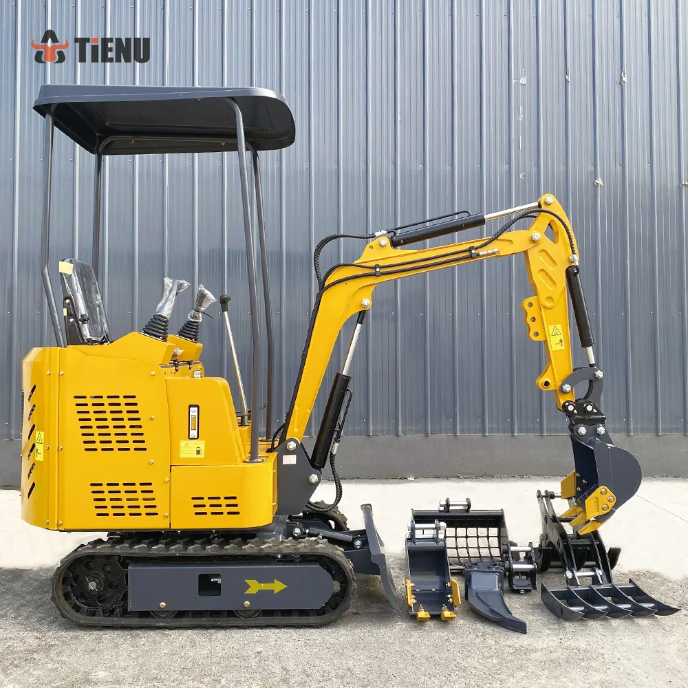 міні екскаватор ферма сад невеликий екскаватор з кабіною 1,5 тонни екскаватор на замовлення 1,7 тонни сільськогосподарське домашнє використання Екскаватор міні-екскаватор