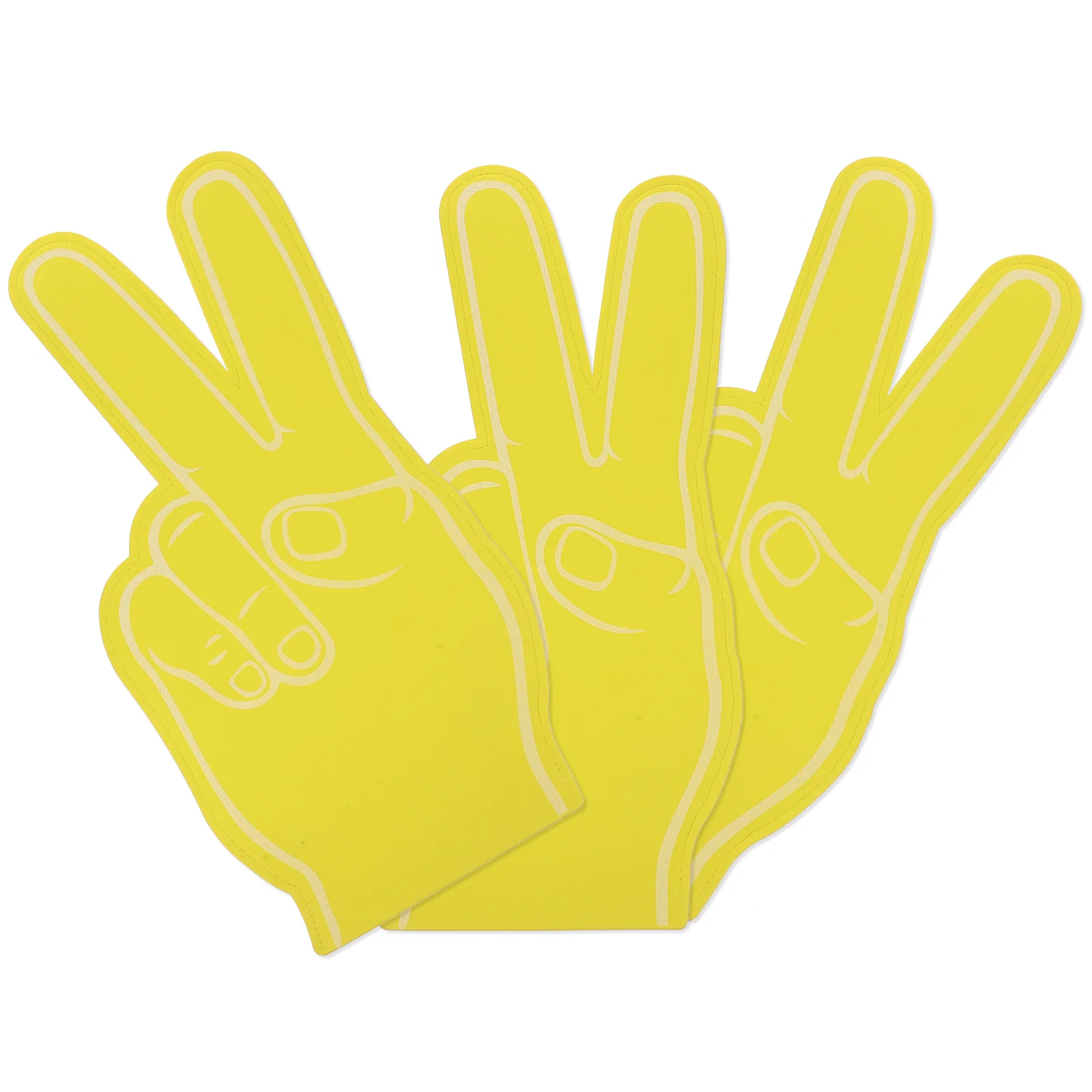 

3 Pcs Foam Fingers Football Game Noise Makers Kids Toys Cheerleading Props Girls Pom Poms Baseball Party for Games