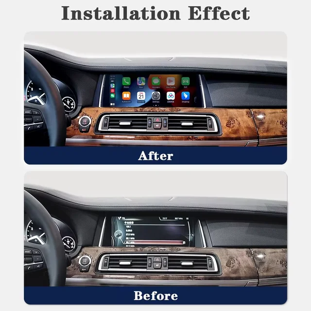 10.25“ Wireless CarPlay Android Auto Car Multimedia Player For BMW 7 Series F01 F02 F03 F04 CIC NBT For YouTube BT GPS Radio 2