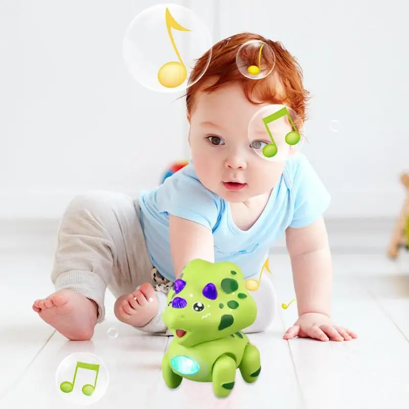 Crawling Toys Fun Moving Toy Walking Animal Electric Kids Crawling Toy Soft Lighting Delicate Crawling Animal Toy For Kids Early