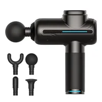 Electric Massage Gun Deep Tissue 4 Heads for Muscle Relaxing Arm Back Leg Body Sport Fitness Facial Massager