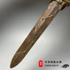 Antique Lion Bite Sword Pendant Seven Star Sword Taoist Dharma Artifact Jewelry Body Protection Sword Retro Big Dipper Seven Sta 3