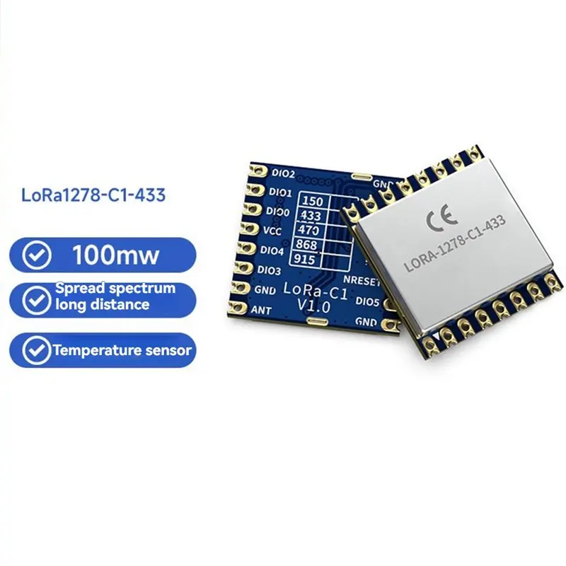 ABGI-Lora1278-C1 무선 RF 모듈 SX1278 통신 모듈 스마트 홈용 IoT 470Mhz