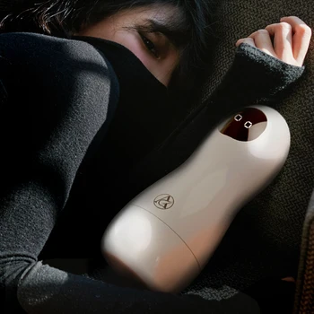 Masturbator Cup Vibration Automatic Male Blowjob Real Vagina Pocket Pussy Vibrating Bullet Penis Oral Adults Sex Toys For Man