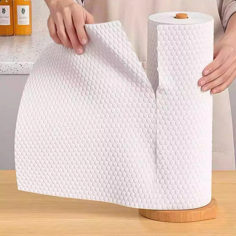게으른 사람들을 위한 일회용 종이 타월, 기름과 물을 흡수하는 건식 및 습식 겸..