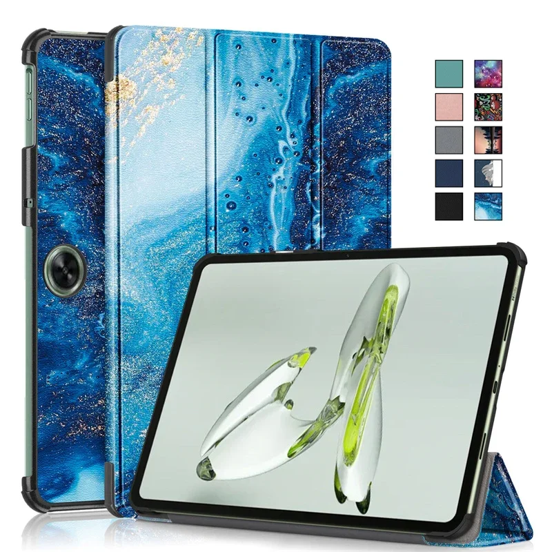 Per Oppo Pad Air2 Custodia 11.35 Pollici Fashion Paint Smart Leather Cover Per Funda Oneplus Pad Go Oppo Pad Air 2 Case Coque