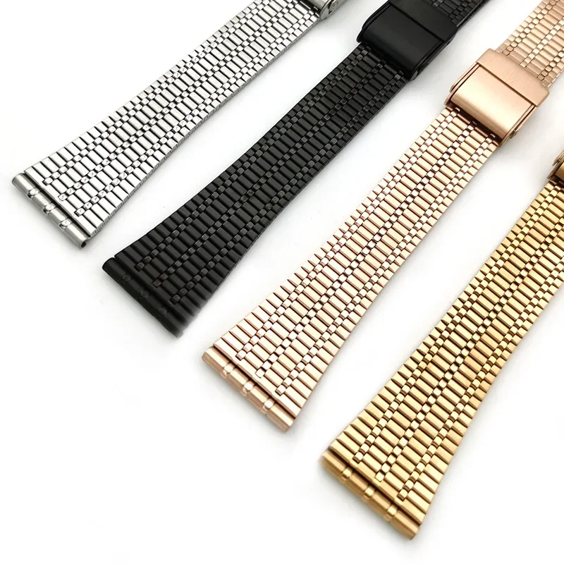 Stainless Steel Watch Band 18mm 20mm 22mm Quick Release Slim Metal