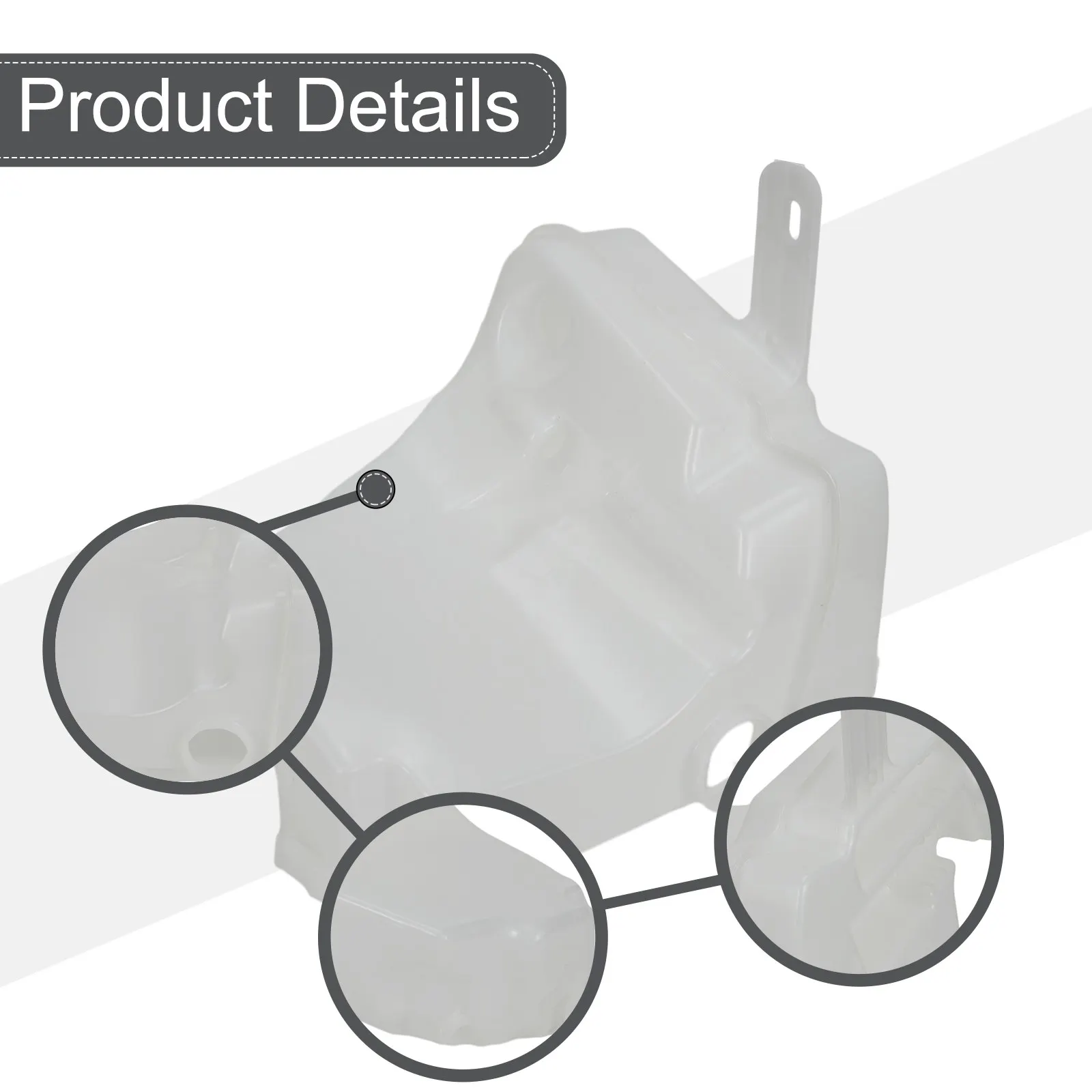 

1638601160 Washer Fluid Tank 1638690820 Car Accessories Car Windshield Washer Fluid Reservoir Tank For Benz White 3 Holes