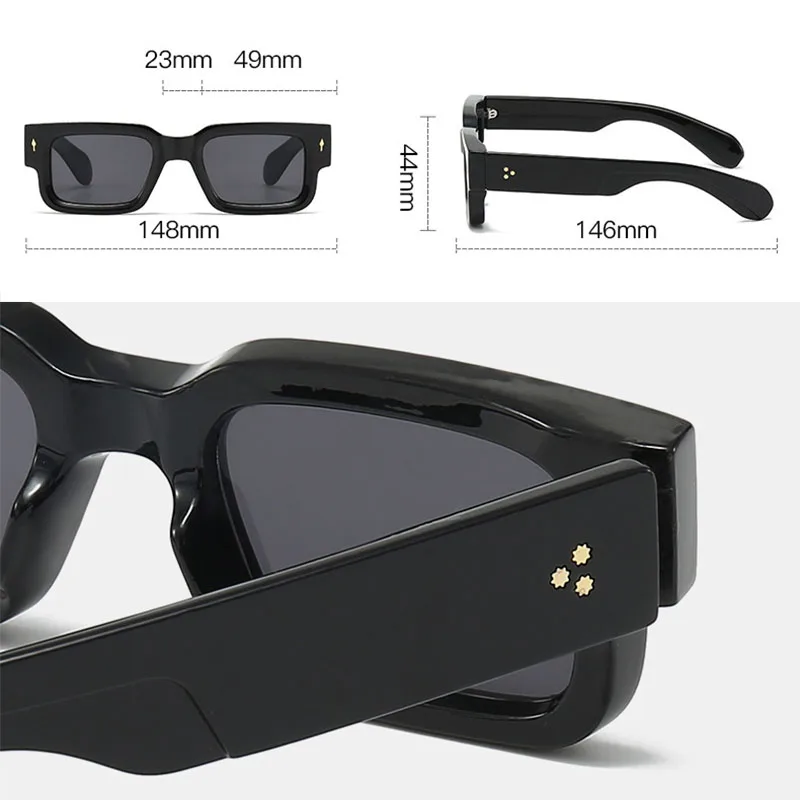 Luxear Sonnenbrille Retro Verlaufsglas Sonnenbrille 100% UV400-Schutz