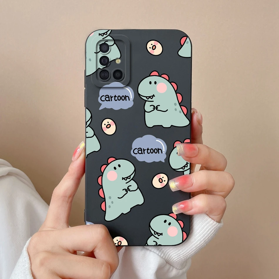 thumbnail image 1 of Phone Case For Samsung Galaxy A51 A71 A31 Cartoon Liquid Silicone Full Protection Anti Choc Back Cover For Samsung A 51 71 31, 1 of 5
