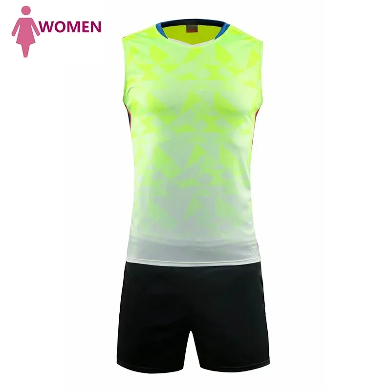Volleyball Set Uniforms sleeveless Shirts with shorts Men Women badminton shirt Tennis jerseys Team training Top quality